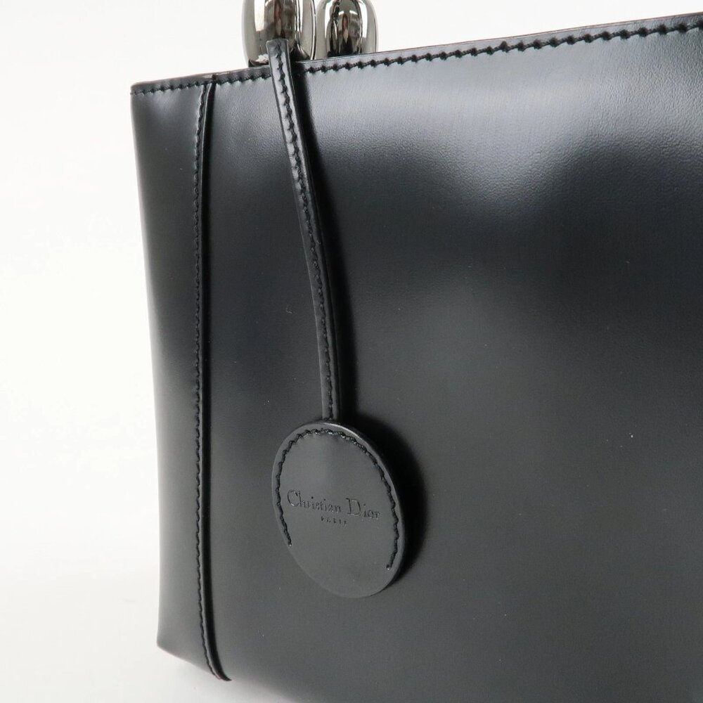 ❤️Authentic Christian Dior Enamel Leather Maris Pearl Hand Bag❤️ - Picture 9 of 16
